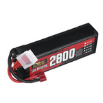 LinkMejor Power 22.2V 2800mAh 100C 6S LiPo Battery T Plug for RC Car