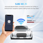 LinkMejor 2 in 1 Wireless CarPlay Adapter for Apple & Android Car Wireless CarPlay Dongle Receiver Adapter for Wired Wireless Adapter for Android Car iOS Plug and Play