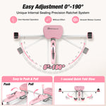 Warmounts 300lbs Capacity Leg Stretcher Split Machine for Flexibility Adjustable 0-190° Leg Stretching Equipment Suitable for Ballet Yoga Dance Gymnastics