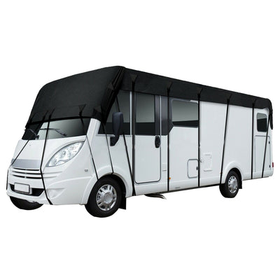 210D 5*3m/6.5*3m/7.5*3m/8.5*3m 210D Waterproof Roof Protection Tarpaulin Caravan Camper Cover Protective Roof Cover