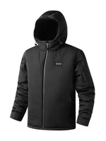 Auxo 6-Zone Men Heated Jacket for Men with 20000mAh Power Bank  - Waterproof Lightweight Warm Electric Heating Coat for Winter Outdoor