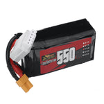 LinkMejor 4S 14.8V 550mAh 95C 8.14Wh LiPo Battery XT30 Plug for RC Drone FPV Racing