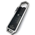 LinkMejor Adjustable Wrench Multitool with 25 SAE and Metric Sizes One-Handed Operation Detachable Pocket Clip and Ultimate Portability