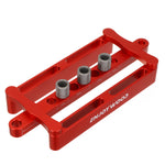 LinkMejor X320 Self Centering Dowelling Jig Metric Inch Dowel Punch Locator Drilling Tools for Woodworking