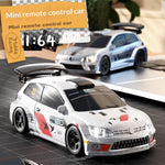 LinkMejor 8673 RTR 1/64 2.4G Mini Drift RC Car Race LED Light Remote Control High-Speed Motor On-Road Racing Vehicles Models Boys Gifts Desktop Toys