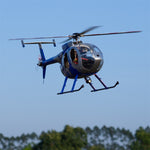 LinkMejor MD500E 470 Class 2.4G 6CH Hughes Bird 5 Blades Flybarless RC Helicopter RTF