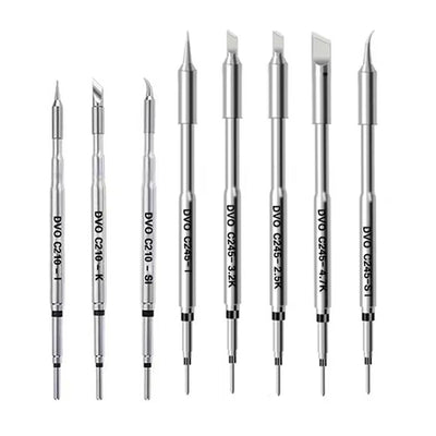 C210 C245 Soldering Iron Tips for JBC Sugon Aifen Aixun Stations Red Copper Stainless Steel Quick Heating Easy Installation Variety of Tip Types