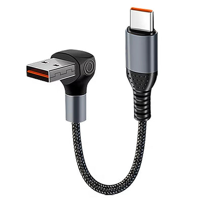 6A USB-A to Type-C Cable Fast Charging Data Transmission Tinned Copper Core Line 0.25M/0.5M Long for iPhone 15 15 Plus for Huawei Pura 70 Ultra for Xiaomi Civi 4 Pro for Samsung Galaxy Z Fold 6