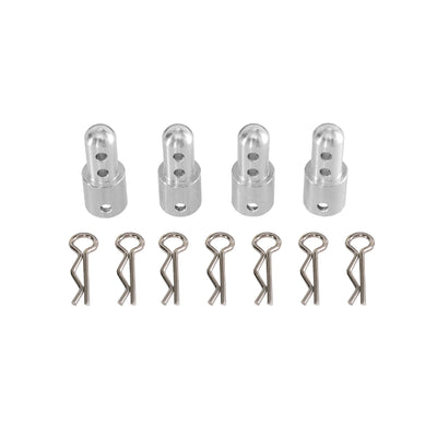 Upgraded Aluminum Alloy Metal Body Heightening Pillar for MJX 1/14 14210 14301 14303 RC Car Vehicles Model Parts