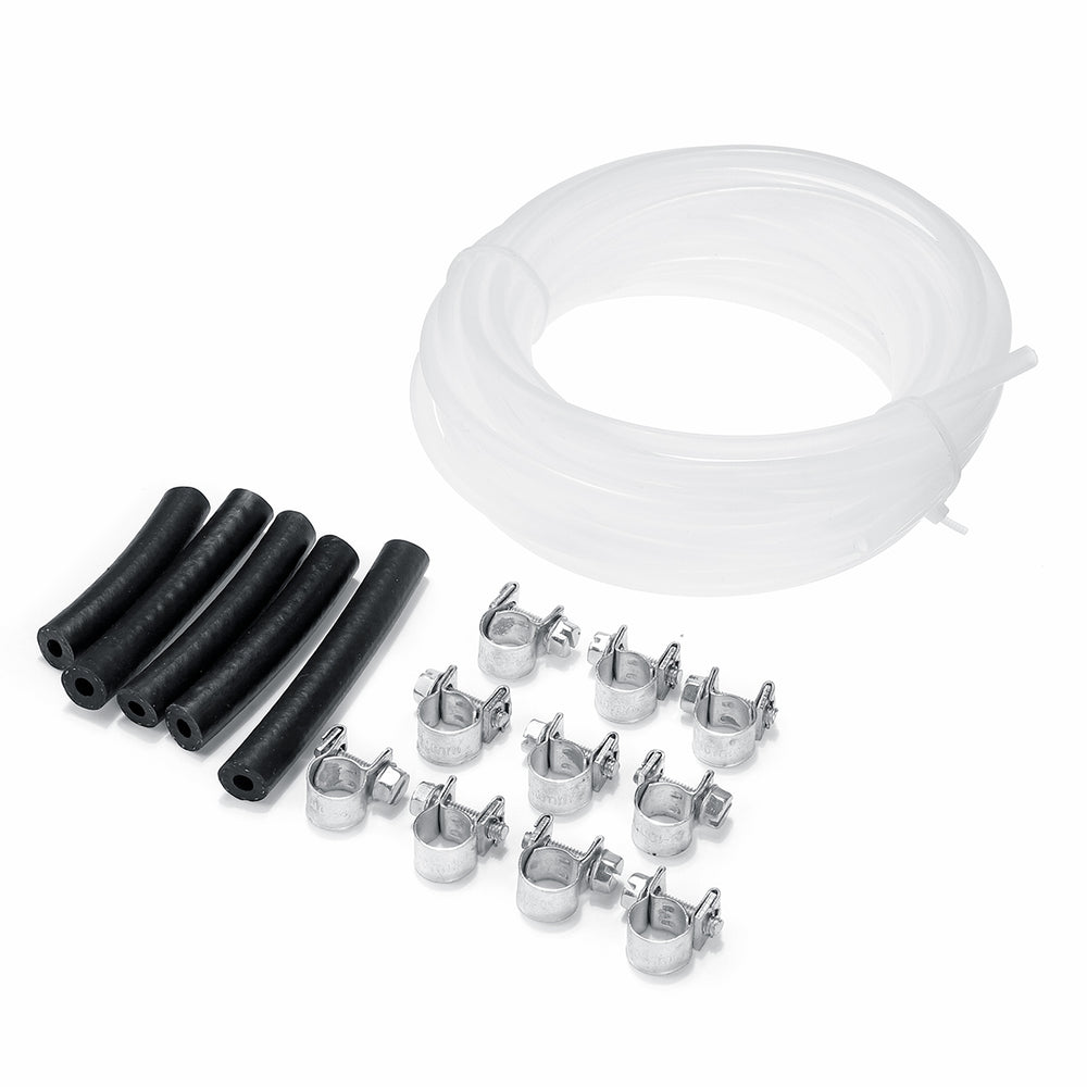 3mm 5M Fuel Pipe Line Hose Clip Kit Rubber+Metal For Eberspacher Heater Fuel Tank