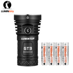LinkMejor GT3 V2.0 21000LM 4*18650 Strong Flashlight 648M Long Range Powerful Searchlight LED Torch IPX8 Waterproof