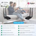 ETH-52P Zigbee3.0 Gateway USB Dongle Ethernet WiFi Adapter Support Zigbee2MQTT Home Assistant OTA Aluminum Case Smart Hub