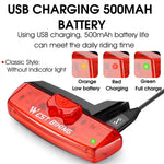 WEST BIKING 100LM Smart Brake Sensing Taillight Waterproof  USB Charging COB LED Bike Rear Light for Outdoor Road MTB Night Riding Safety
