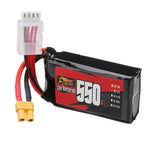 LinkMejor 3S 11.1V 550mAh 95C 6.105Wh LiPo Battery XT30 Plug for BETAFPV Pavo20 Pro RC FPV Racing Drone
