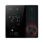 LinkMejor Wireless Matter Smart Thermostat Temperature Controller Wall-mounted 5A/16A Water Gas Boiler Heating Voice Control with Alexa Google Assistant