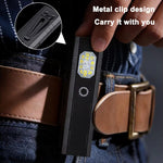 Bikight S058 LED Work Light 2W USB Rechargeable Magnetic 360mAh Waterproof COB Flashlight Portable Camping Light