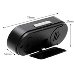 Mini Electronic Car Clock Watch Dashboard Clock Night Light Temperature LCD Backlight Digital Display Time Watch Auto Dashboard Clocks Luminous Thermometer