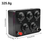 Precision Resistance Box Adjustable Decade Resistor 0-9999Ω 0-9999.9Ω High Accuracy Level 1 Electrical Teaching Experiment Ohm's Law Verification
