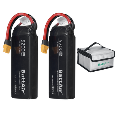 [EU/USA Direct]ISDT BattAir 11.1V 5200mAh 80C 3S Second Generation Smart Lipo Battery XT60 Support APP Control for RC Car