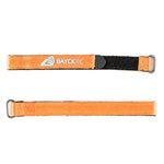 LinkMejor Velcros Cable Tie Battery Strap Anti-Slip Metal Buckle Reusable Magic Hook Loop Tie