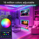 Elfeland 1~5m RGB LED Neon Light Strip USB 5V Music Sync IP65 Waterproof DIY Decorative Lighting for Indoor Outdoor Party Room Decor
