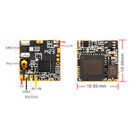 Ultra-small Size PandaRC NANO25 25mW 40CH IPEX Micro VTX 5V FPV Transmitter Support OSD Parameter Adjustment Image Transmission 10mm*10mm for Micro FPV Racing Drones