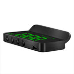 M1 Multifunctional New Energy Car HUD Head-up Display GPS Speedometer Dashboard Projection Green Light USB Rechargeable