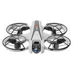 LinkMejor YL05 WiFi FPV with 4.9inch LCD Screen Controller HD Dual Camera Electrically Adjustable Optical Flow Hover Circle Protection LED Brushless 2.4G 4CH 6-Axis Remote Control Toys RC Drone Quadcopter RTF