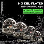 Metric Tape Measure 3/5/7.5M Stainless Steel Anti-corrosion Retractable Ruler Hollow Design Woodworking Measuring Tools Gadget