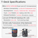 LinkMejor T-Deck 868MHz ESP32-S3 Dual Core IoT Development Board Touchscreen Wireless WiFi Bluetooth 5 LoRa Communication
