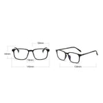 Titanium Frame Reading Glasses for Men Women Fashion Simple Flexible Lightweight Comfy Eyeglasses