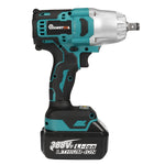 LinkMejor 388VF 800N.m Brushless Cordless Electric Wrench 3 in 1 Switch for Tire Removal