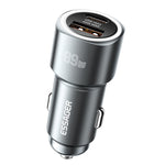 LinkMejor ES-CC16 89W 2-Port USB PD Car Charger Adapter USB-A+USB-C PD QC3.0 Support FCP SCP VOOC Fast Charging for iPhone 15 14 13 Pro for Huawei Nova Flip for Samsung Galaxy Z Flip6