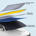 Car Windshield Snow Cover Automobile Anti Freeze Windshield Covers Magnetic Front Window Sun Shade Thickened Protector