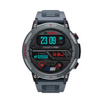 LinkMejor ZEUS 4 PRO 1.43inch AMOLED Display 5ATM Waterproof AI Voice Assistant bluetooth Call Heart Rate Blood Pressure Blood Oxygen Monitor Sleep Monitoring Body Temperature Detection Multi-sport Modes Music Playback Smart Watch