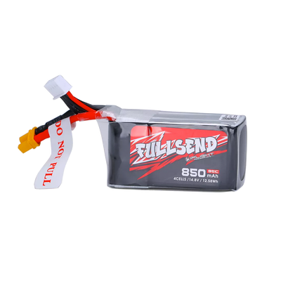 iFlight FULLSEND 14.8V 850mAh 95C 4S Lipo Battery XT30 Plug 97g For GEPRC Cinelog25 iFlight IH3 DJI O3 FPV Racing BabyAPE II RC Drone