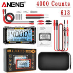 LinkMejor 613Pro Smart Multimeters DC/AC Voltage Capacitor Tester 4000 Counts 10A Current 600V Voltmeter Test Alarm Clock Set Tools