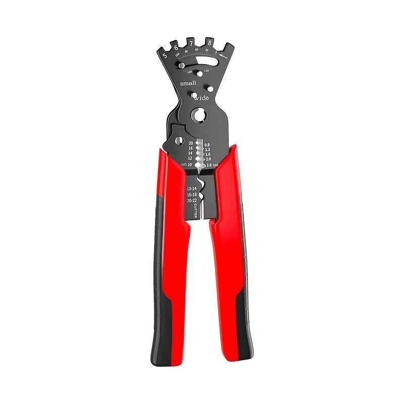 8-Inch Multifunctional Bending Pliers Crimping and Stripping Tool Precise Wire Bending High-Grade Alloy Steel PVC-Coated Handle