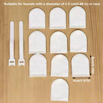 10/50Pcs Universal Faucet Filter Cotton Anti-splash Thickened Faucet Filter with T-strap Tap Water Filter Bag