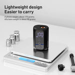 LinkMejor A5S 100 PSI Mini Electric Air Pump Portable Fast Inflation Bike Air Pump with Schrader/Presta Digital Screen Display Road MTB Tire Inflator