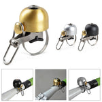 LinkMejor Classical Stainless Bicycle Bell Horn Crisp Ringtone Melodious Sound Safety Mini Loud Bicycle Bell for Cycling