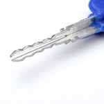 LinkMejor 5pcs Lock Repairing Tools Locksmith Try-Out Keys Set for Cross Lock
