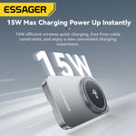 LinkMejor Qi2 2-in-1 Desktop Wireless Charger 15W Fast Wireless Charging Phone Holder for Smart Phones for iPhone 17 17Pro 16 15 Pro Max for Huawei Pura 80 Ultra for SAMSUNG for Airpods for Apple Watch