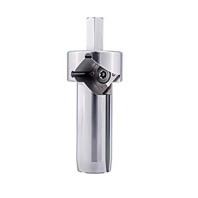 LinkMejor Reamer Tool Chamfer Tool for 20mm Dog Holes S136 Steel Body Tungsten Carbide Chamfer Cutter 9mm Hex Shank Woodworking Bench Dog Hole Repair Tool for MDF/HDF/Plywood/Hardened MDF