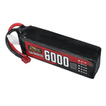LinkMejor Power 11.1V 6000mAh 100C 3S LiPo Battery T Plug for RC Car