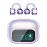 G08 Translator Earbuds Wireless bluetooth 5.4 Earphone LED Touch Screen 13.2mm Dynamic Drivers Bass Sound Instant Translation Earclip Open-ear Headphones