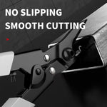 Industrial Chrome Vanadium Steel Aviation Snips 250mm Bent/Straight Head Non-Slip Handle Sheet Metal PVC Cutter HRC56