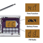 LinkMejor Frequency Modulation and Amplitude Digital Clock Radio Receiver Unassembled DIY Electronics Kit