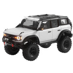 HB Toys R1001-B-R1016-B RTR 1/10 2.4G 4WD Brushless RC Car Rock Crawler Off-Road Climbing Truck Hobbwing ESC with Winch Diffs Lock Two Speed LED Light Straight Axle Metal Beam Full Proportional Remote Control Vehicles Models Toys