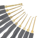 26PCS Lock Picks Training Tool Transparent Practice Padlock Set Locksmith Tool